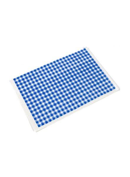 Käsepapier karo blauweiß